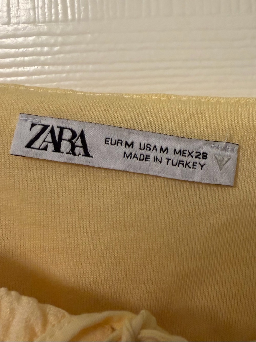 Zara Ruffled Textured Crop Top - Picture 5 of 8